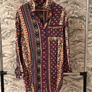 Dress Forum Multicolor Geometric Top